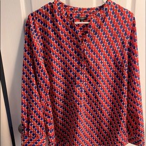 Colorful Polka Dot Blouse